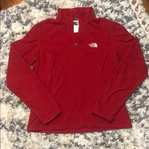 North face quarter zip fleece